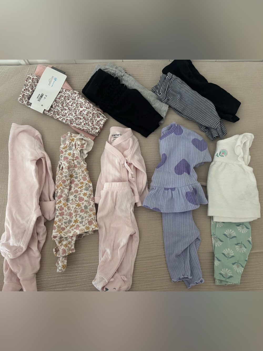Baby Girls Newborn Clothing Lot